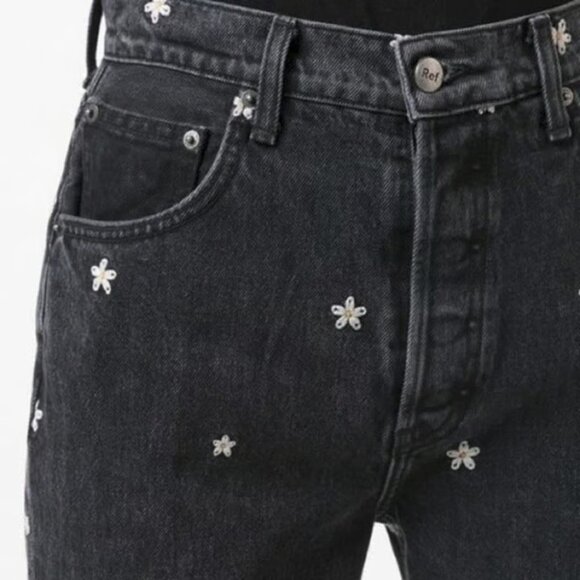 ISO reformation cynthia daisy jeans in black size 30 - Picture 1 of 2